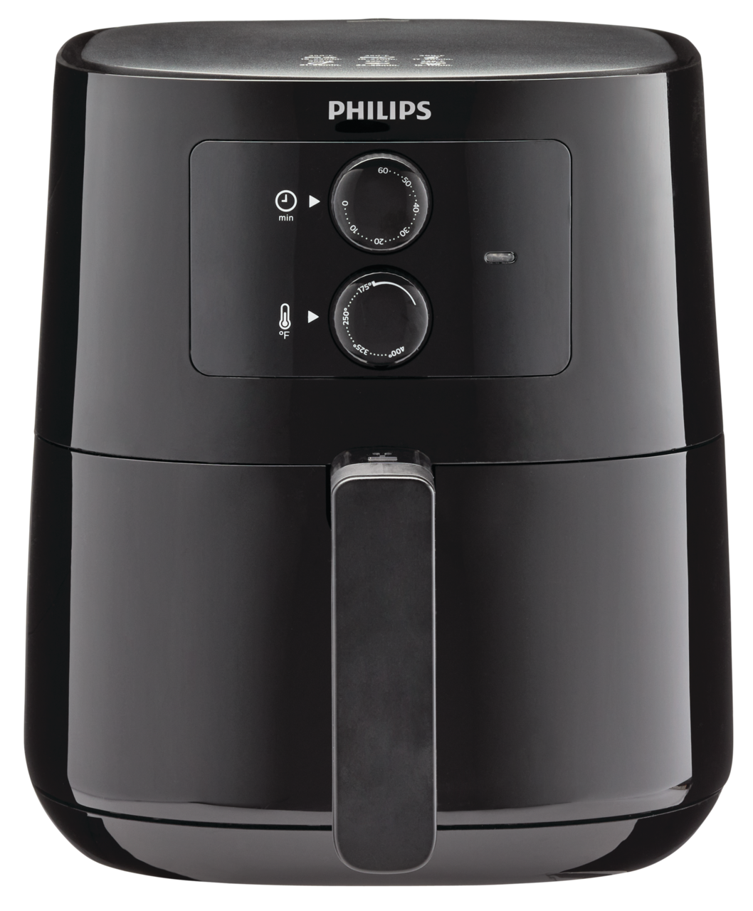 Friteuse compacte Philips Essential avec technologie Rapid Air, noir, 4,1 L