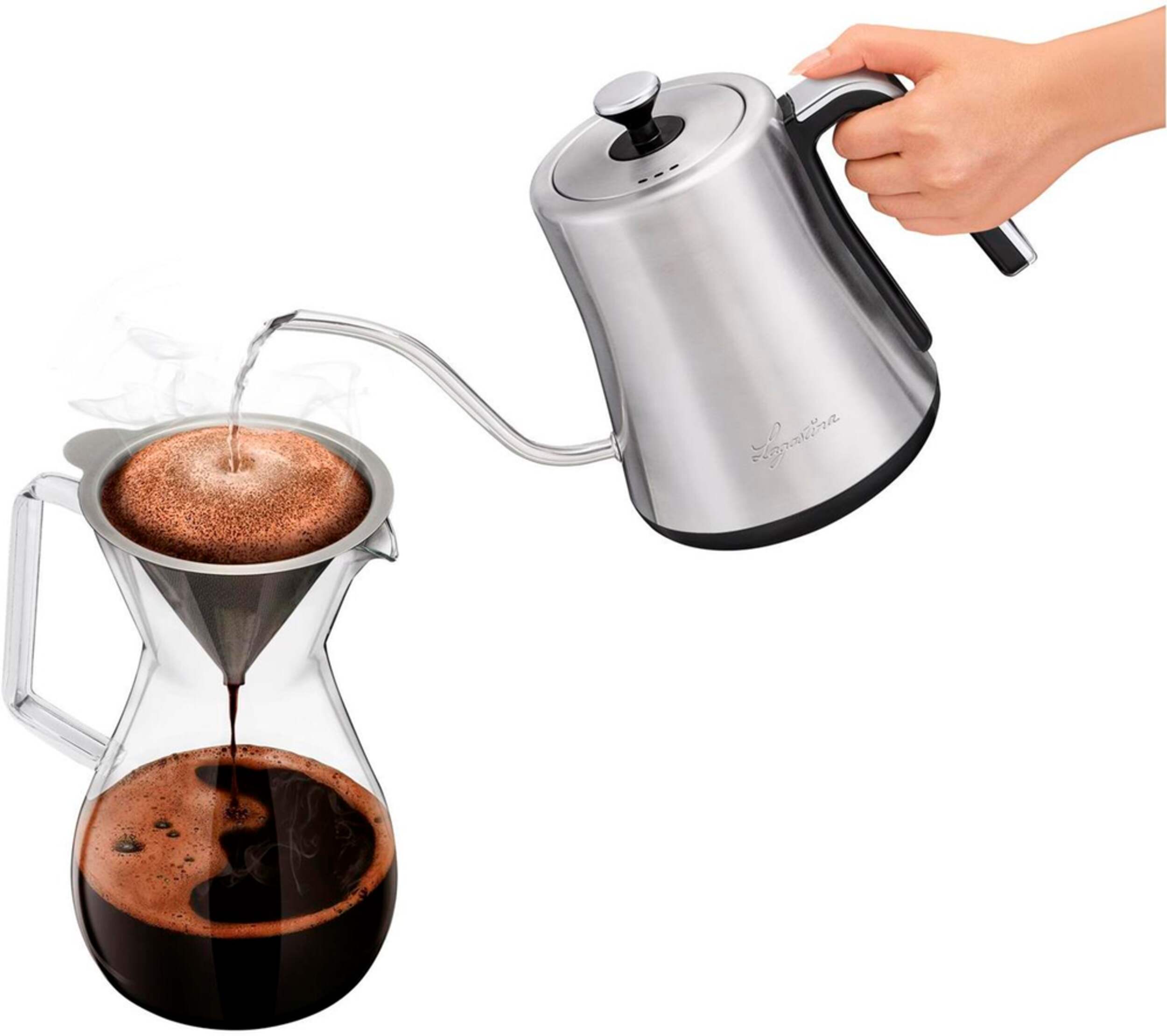 Lagostina Electric Gooseneck Kettle, 1.2L Canadian Tire