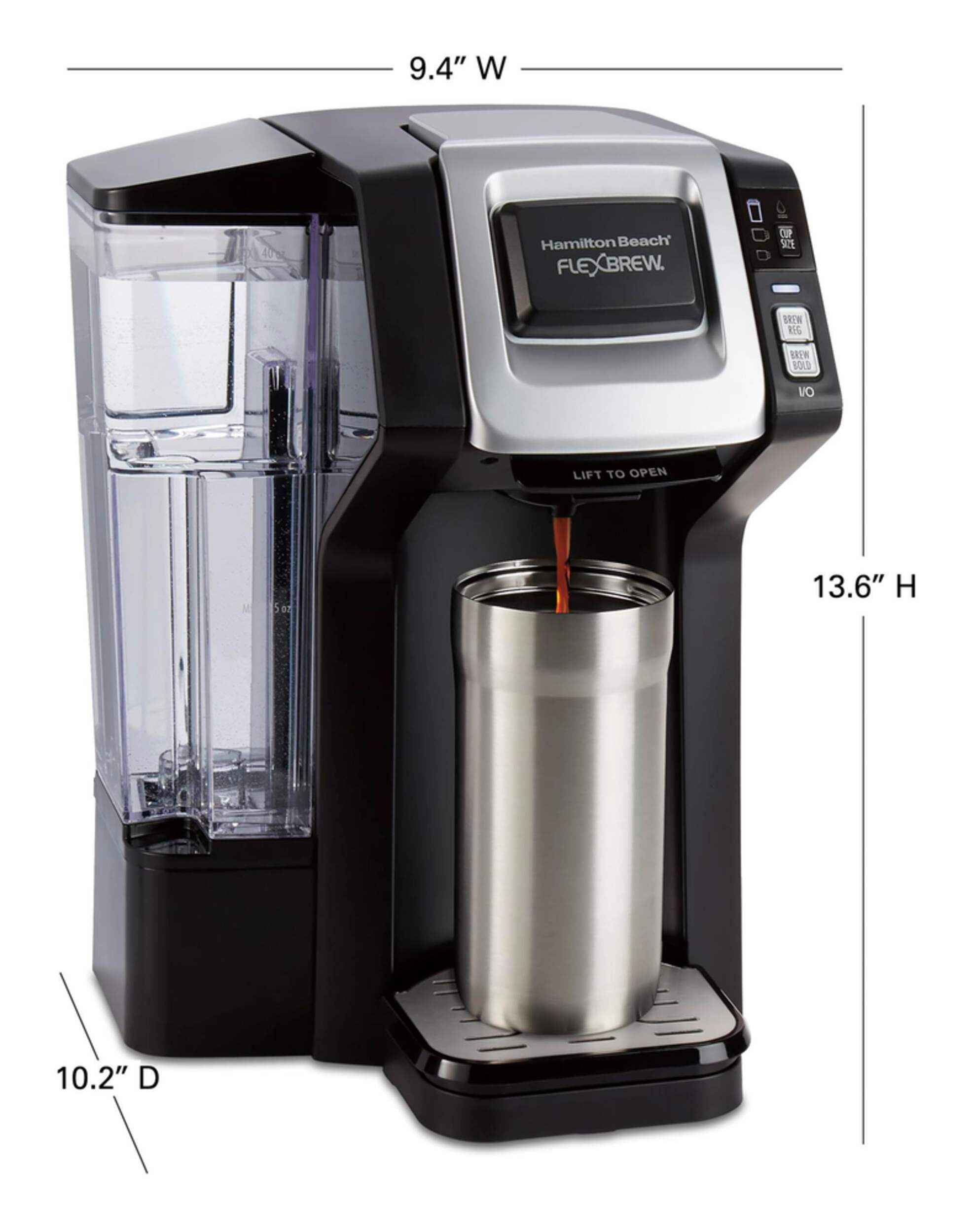 Hamilton Beach FlexBrew® Single Serve Coffee Maker with Reservoir Canadian Tire