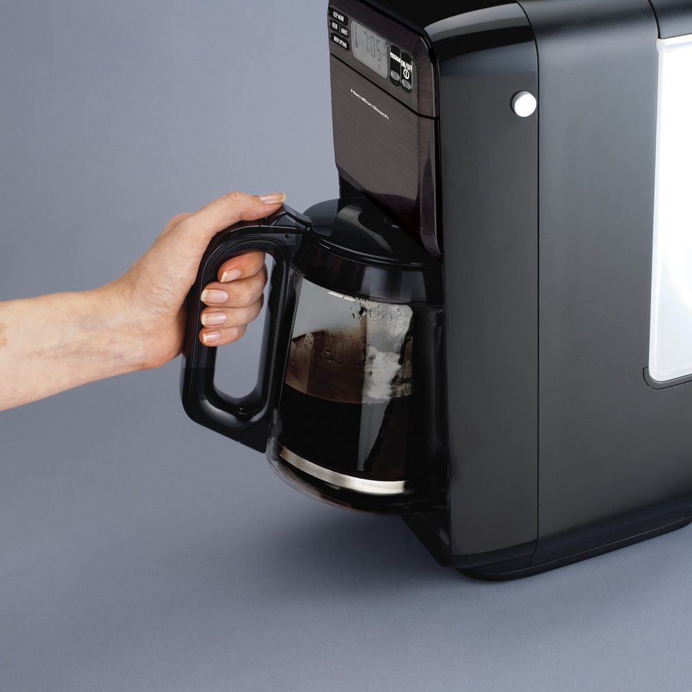 Cafetière programmable Hamilton Beach Elite, acier inoxydable, 12