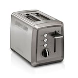 Hamilton Beach Elite Extra Wide Slots Toaster w/ 7 Settings, Stainless Steel, Black, 2-Slices Front_Three_Fourths_Angled_Right