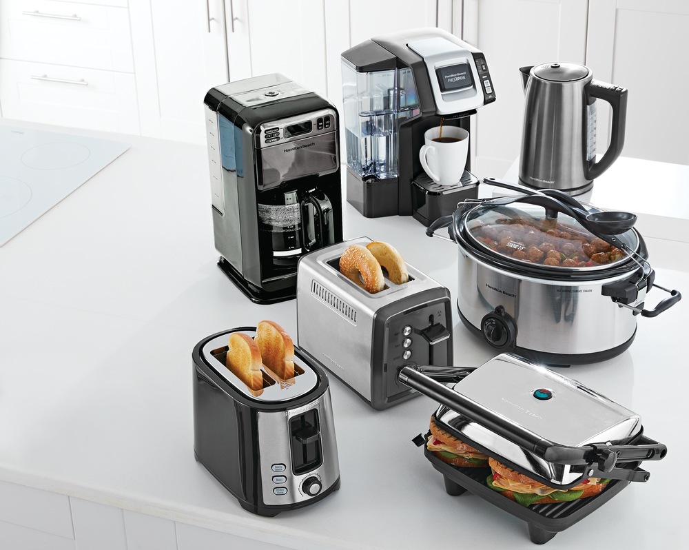 Hamilton Beach Elite Programmable Coffee Maker, Stainless Steel, Black