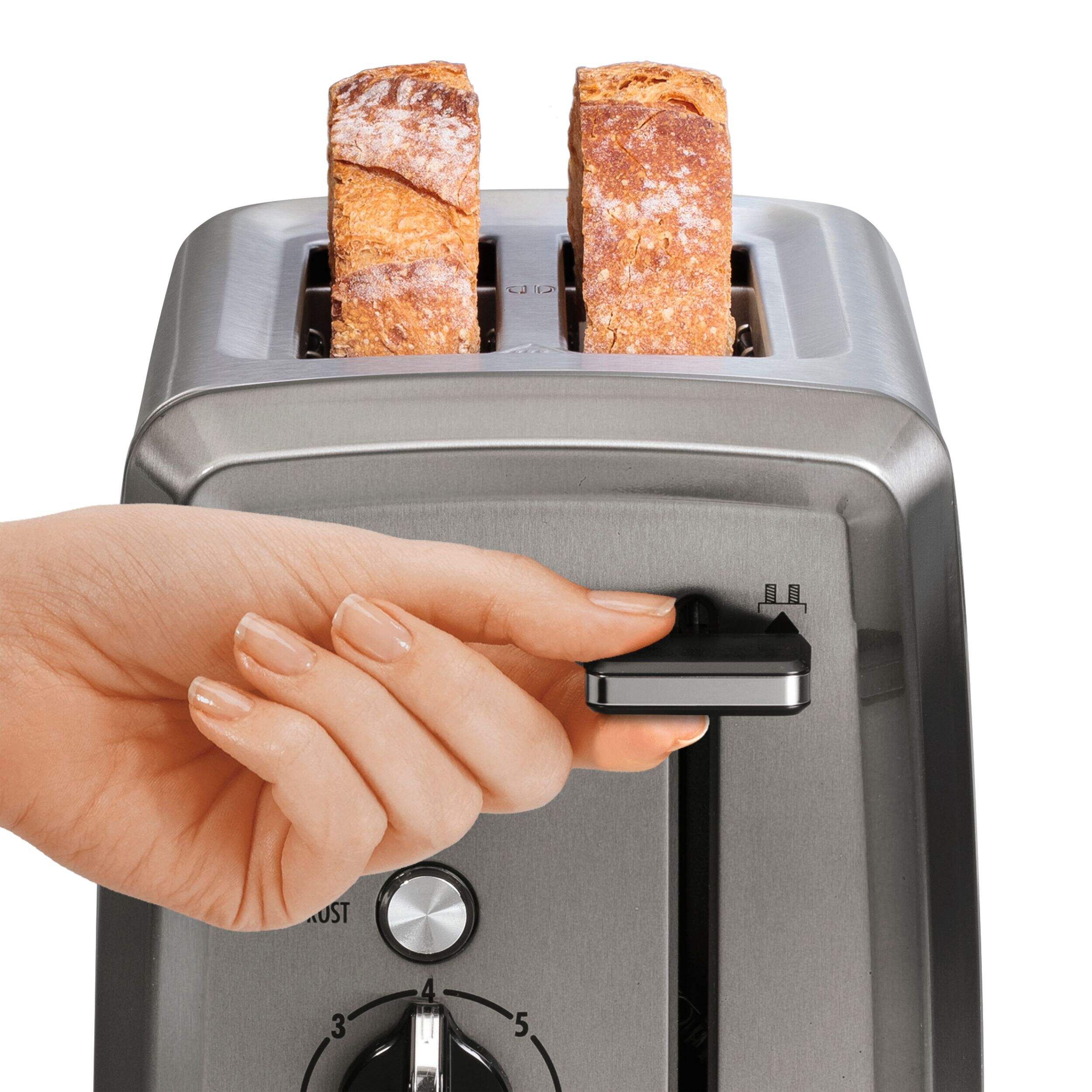 Hamilton Beach Elite Extra Wide Slots Toaster w/ 7 Settings, Stainless