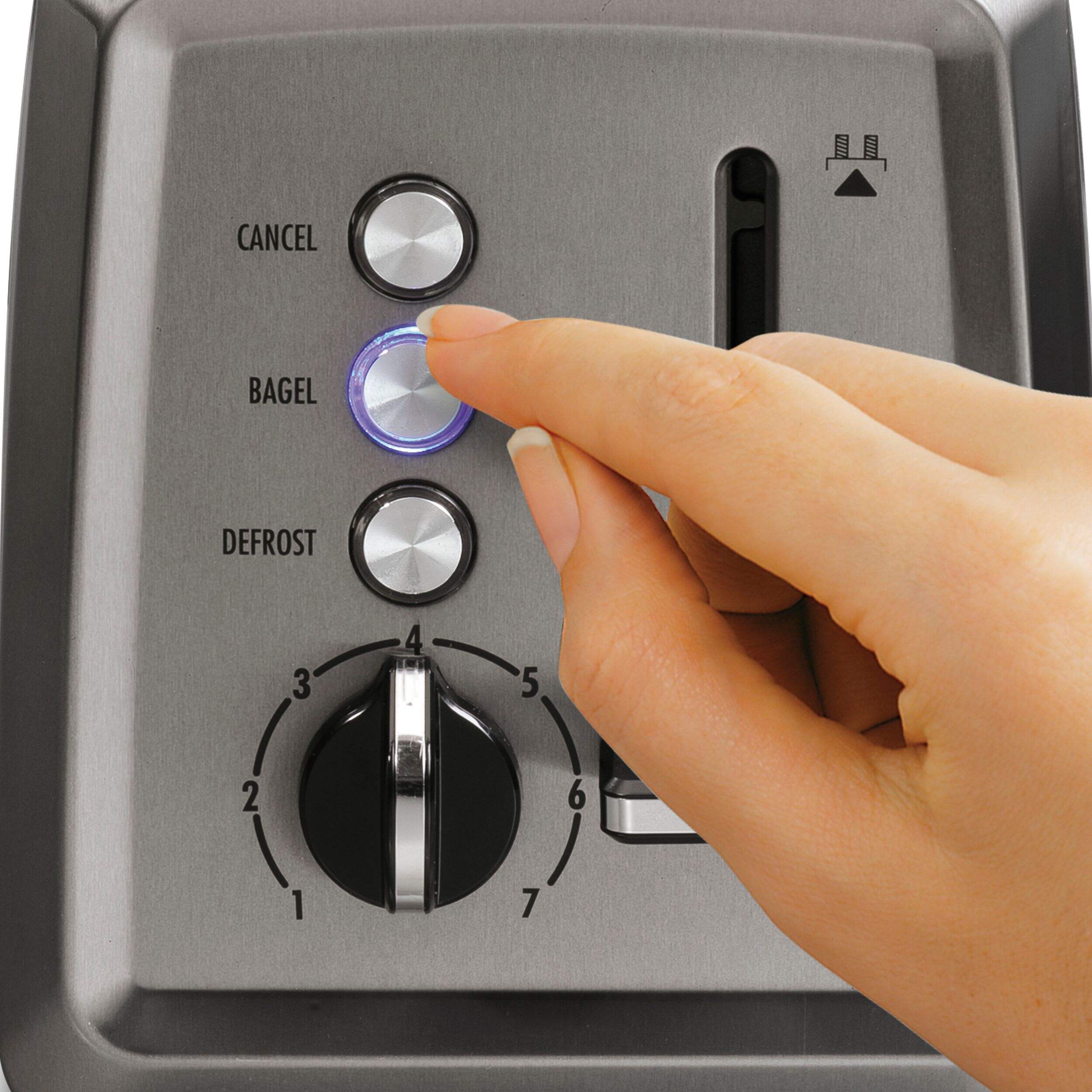 Hamilton Beach Elite Extra Wide Slots Toaster w/ 7 Settings, Stainless