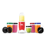 Magic Bullet Hi-Speed Personal Blender, Mixer & Mini Food Processor, Red, 17-pc Front_Flat