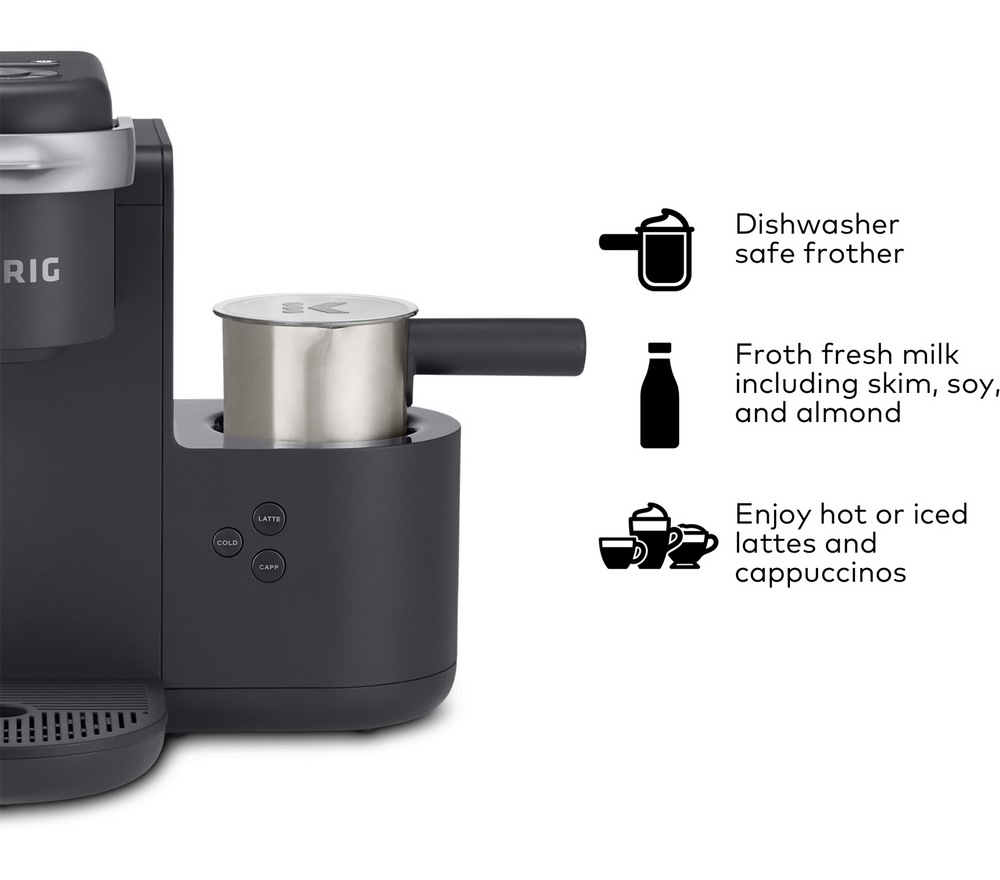 Keurig® KCafe™ Single Serve Coffee, Latte & Cappuccino Maker with Milk