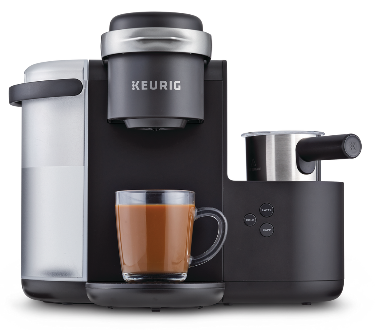 Keurig® K-Cafe™ Single Serve Coffee, Latte & Cappuccino Maker with Milk  Frother, Black