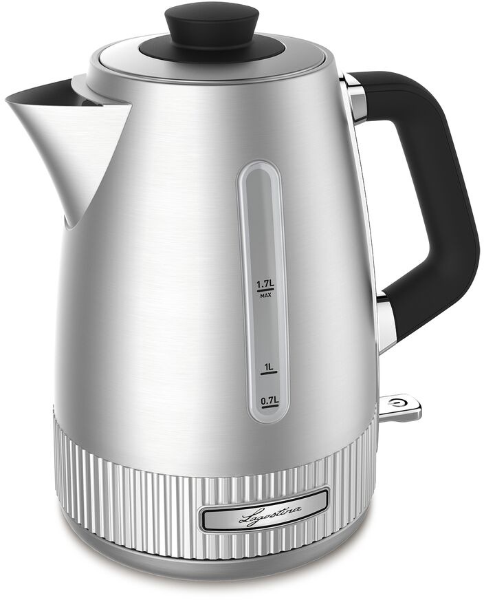 Lagostina Cordless Electric Kettle w/ Auto Shut Off, Stainless Steel, 1