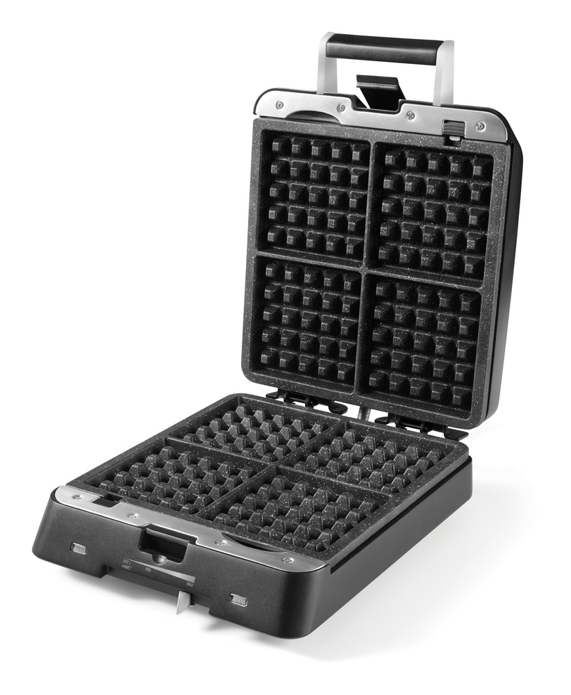 Heritage The Rock Square, NonStick Waffle Maker, Black Canadian Tire