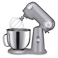Cuisinart Precision Master Tilt-Head Stand Mixer with 12 Speeds, Silver, 5.5qt Side_Left