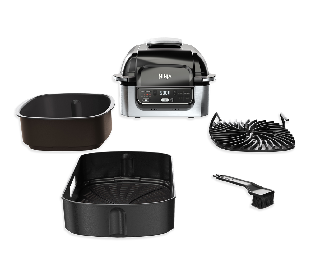 Ninja® Foodi™ 5in1 NonStick Indoor Grill w/ Air Fryer, Stainless