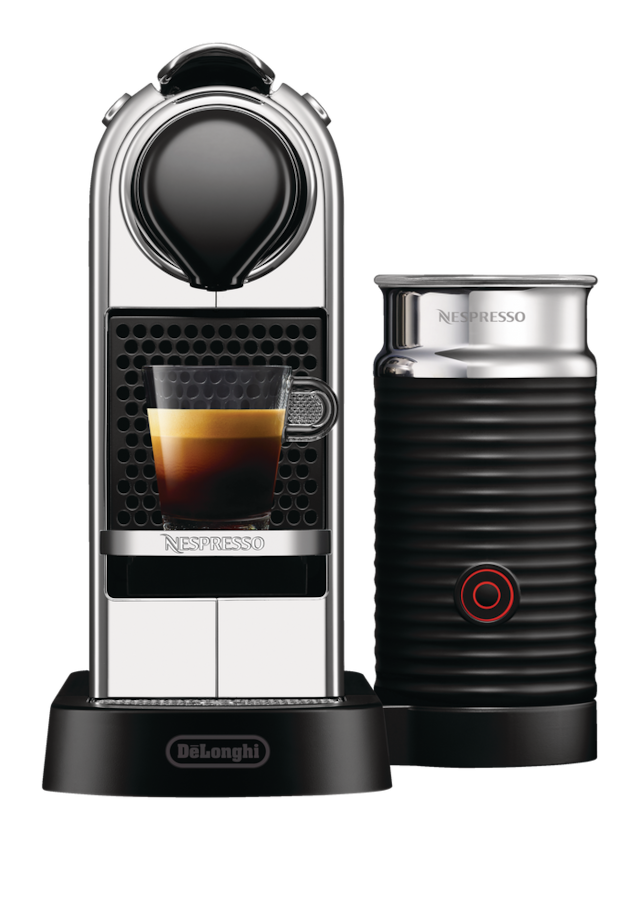 Nespresso CitiZ & Milk Coffee Machine by DeLonghi, Chrome Canadian Tire