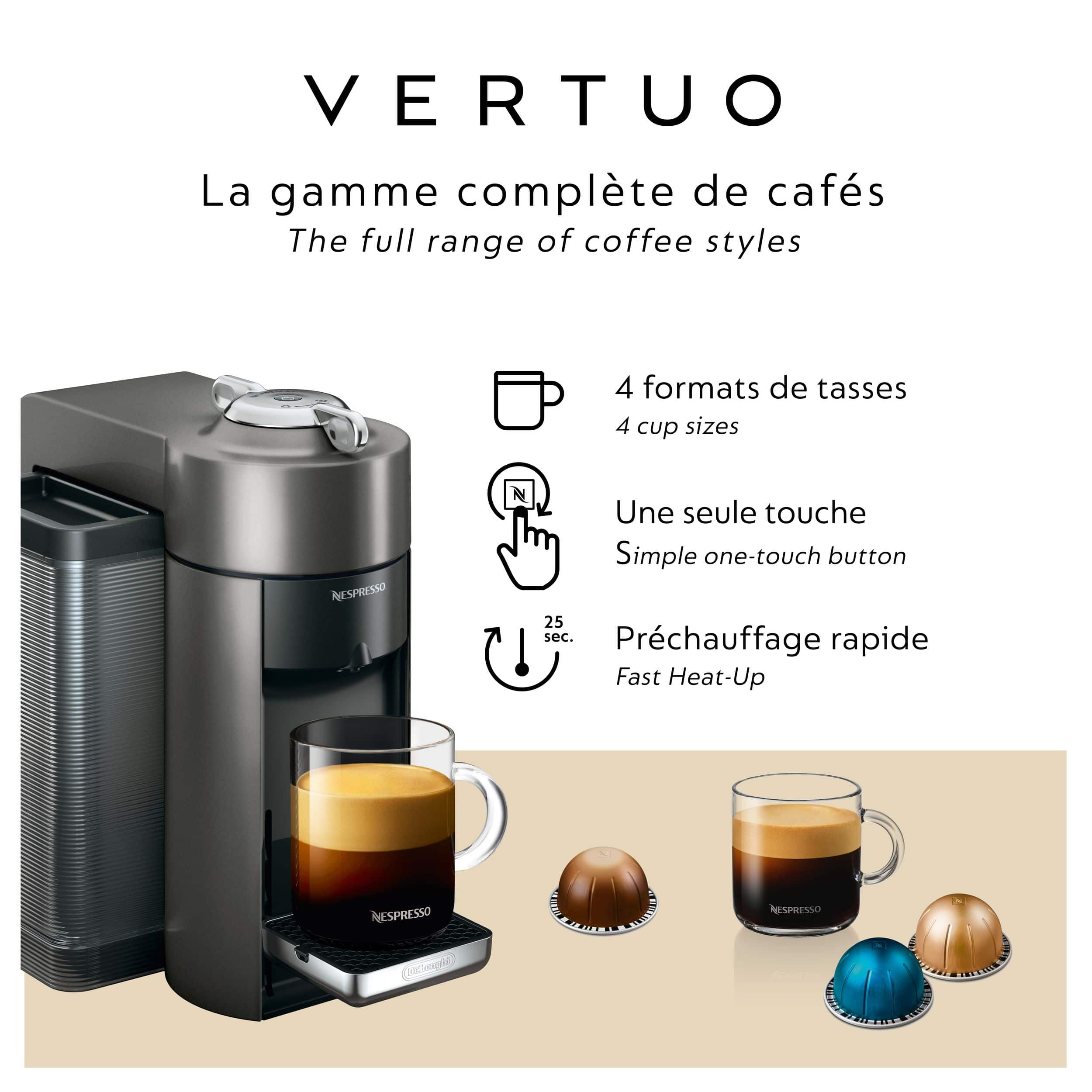 Nespresso on sale vertuoline delonghi