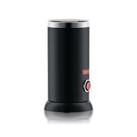 Bodum Compact Electric Milk Frother, Black, 300-mL Front_Angled_Right