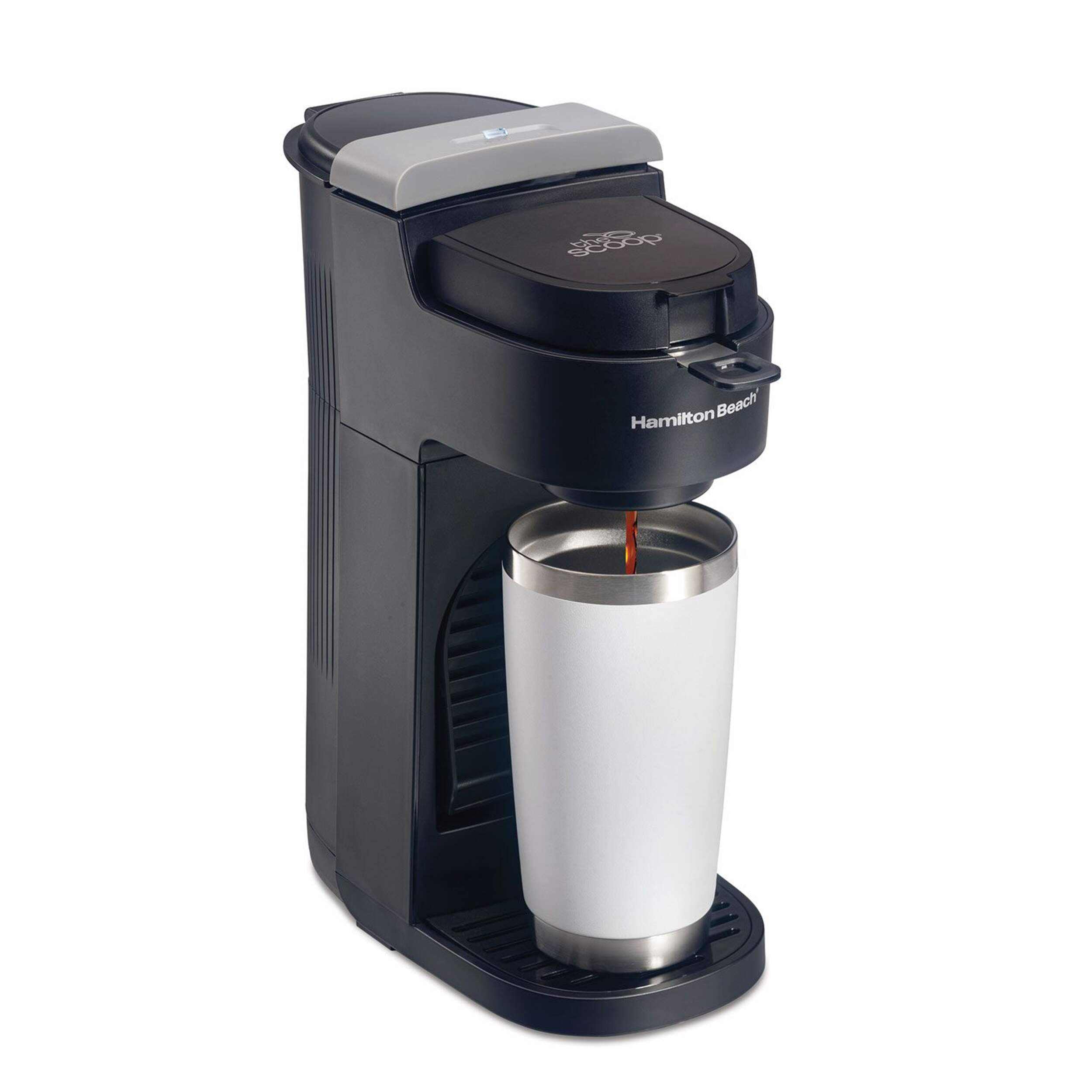 Hamilton Beach The Scoop Single-Serve Coffee Maker Front_Three_Fourths_Angled_Right