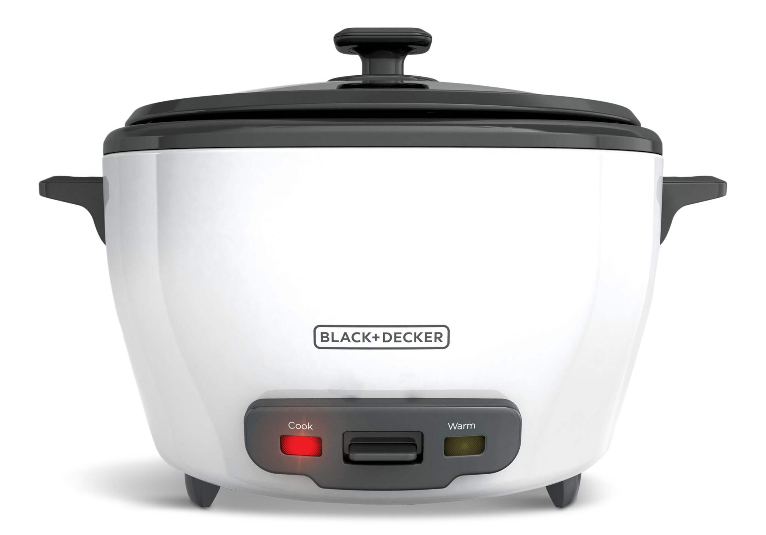 Cuiseur à riz et cuiseur à vapeur antiadhésif de Black & Decker, 28 tasses Front_Flat