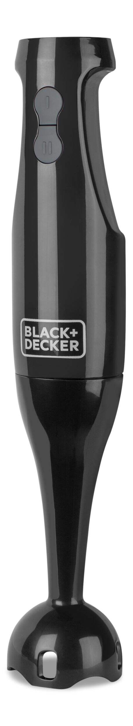 Black & Decker 200W 2-Speed 2-in-1 Immersion Blender Front_Angled_Left