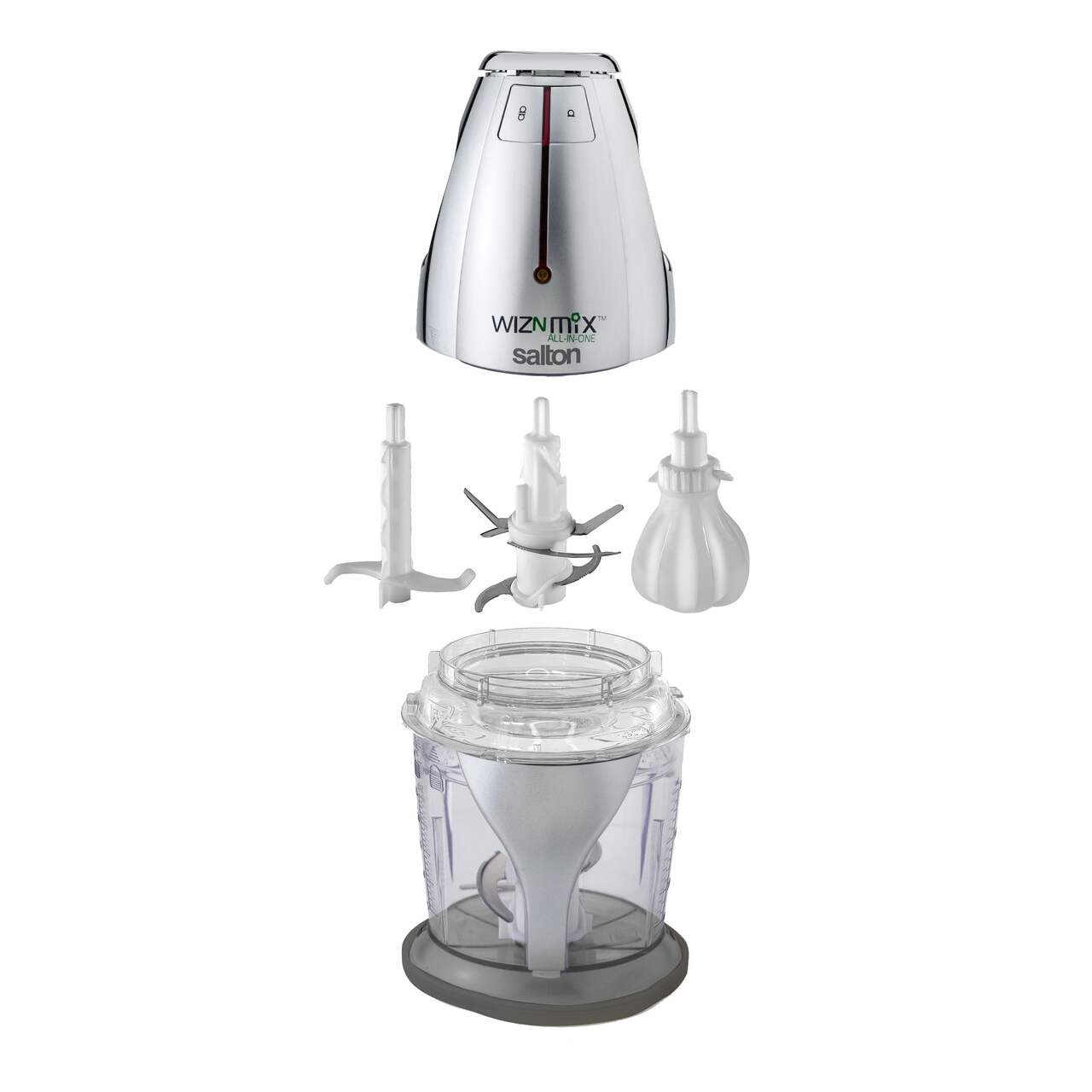 Salton Wiznmix All-In-One Food Processor, Chopper & Blender