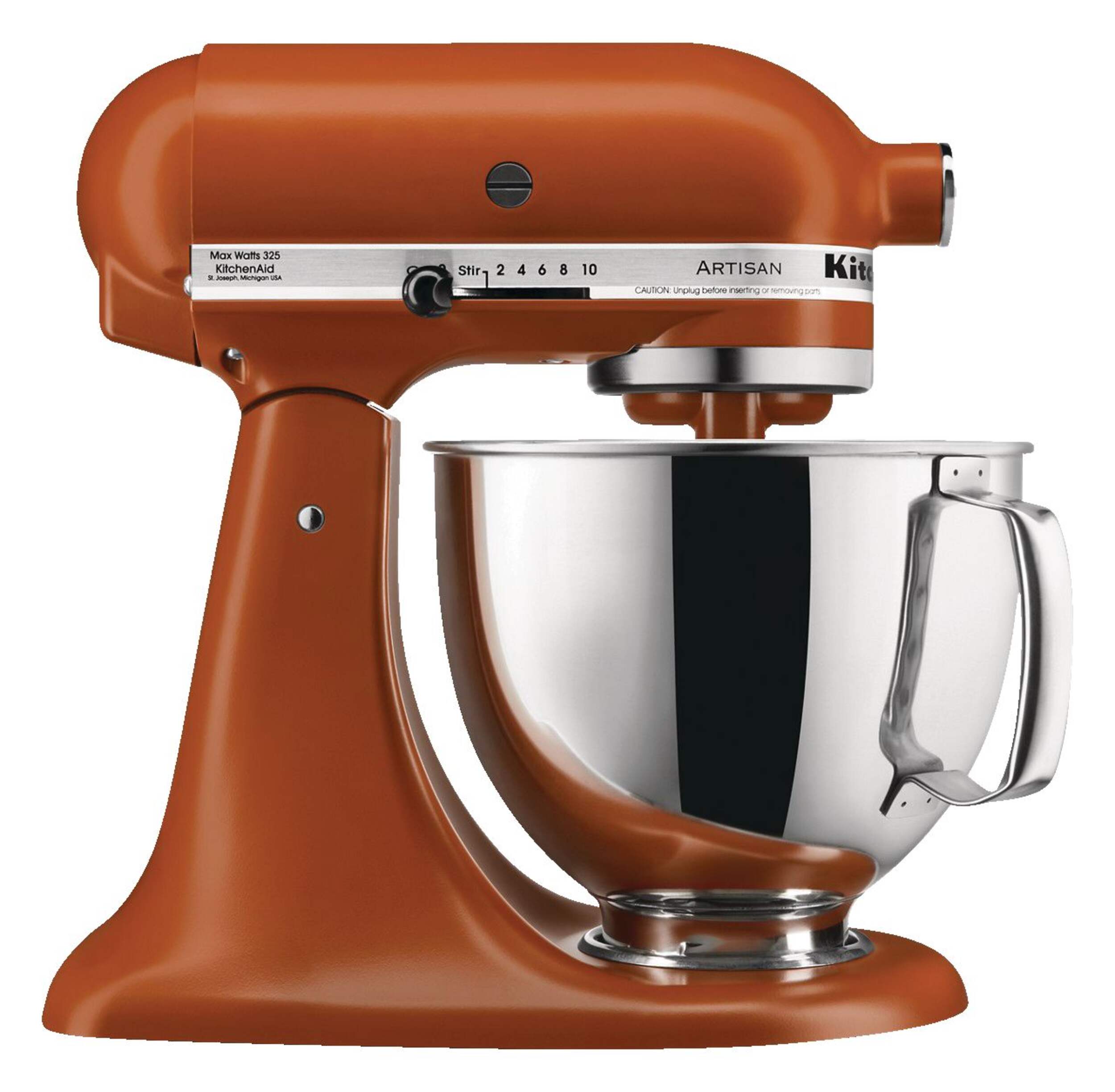 KitchenAid® Artisan® Series 5-Quart Tilt-Head Stand Mixer, Scorched Orange Side_Right