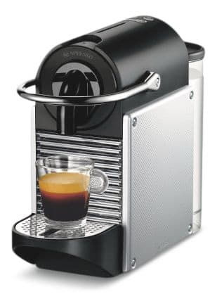 Nespresso Pixie Espresso Machine by De Longhi Aluminum Canadian