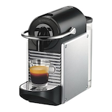 Nespresso Pixie Espresso Machine by De'Longhi, Aluminum Front_Angled_Left
