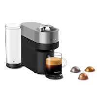 Machine à café Nespresso Vertuo POP+ Single Titan, gris foncé, 5 tasses Front_Angled_Right