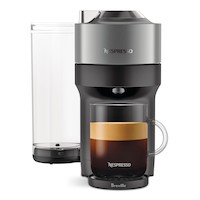 Nespresso Vertuo POP+ Single Titan Coffee & Espresso Machine, Dark Grey, 1-Cup Front_Flat