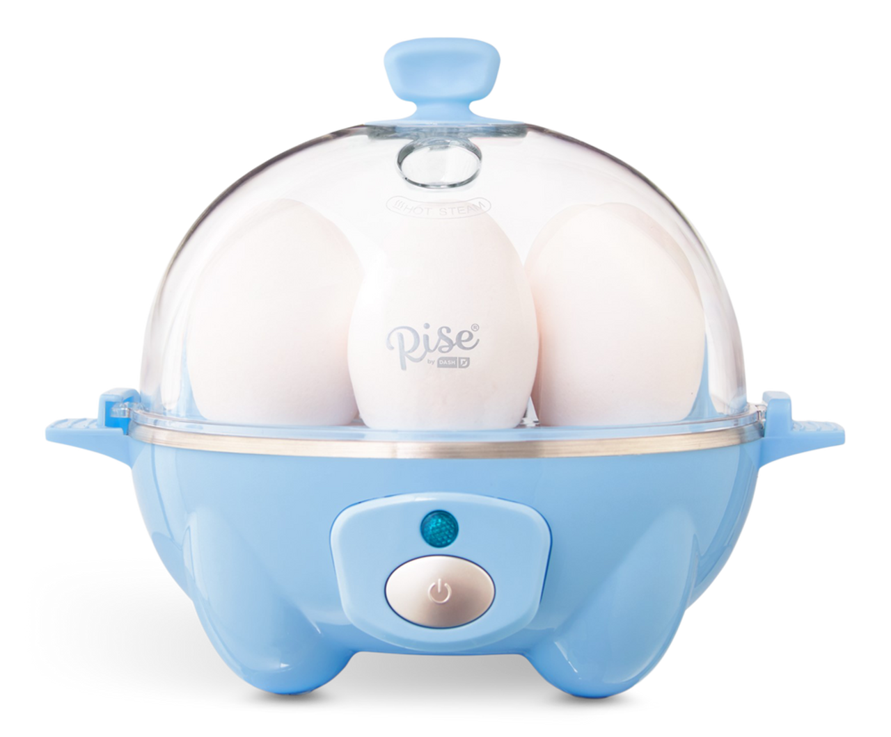 Mini cuiseur à oeufs compact Rise by Dash, bleu