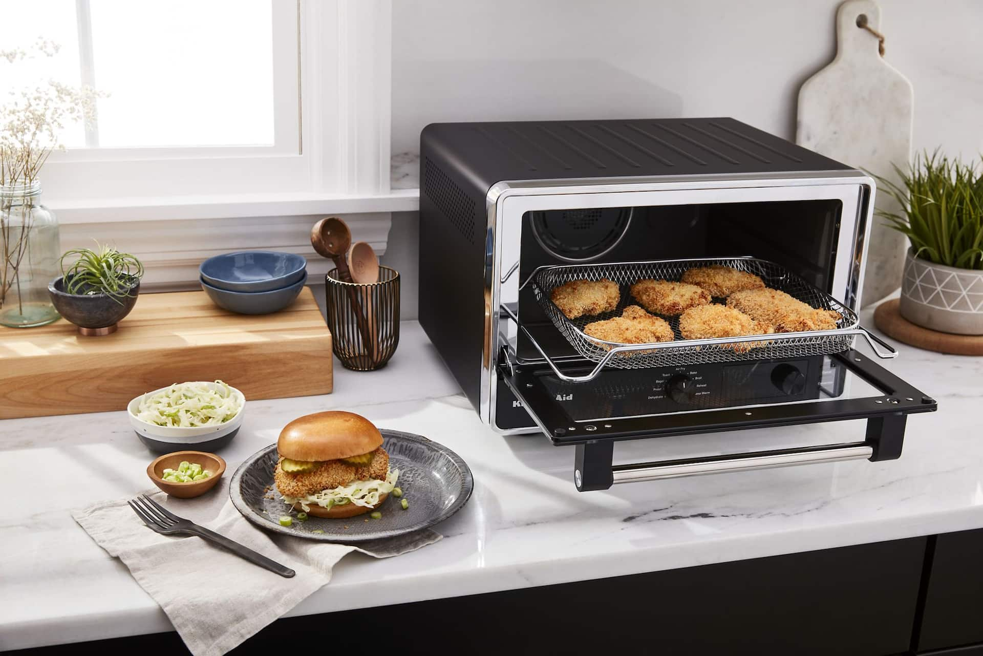 Countertop air clearance fryer