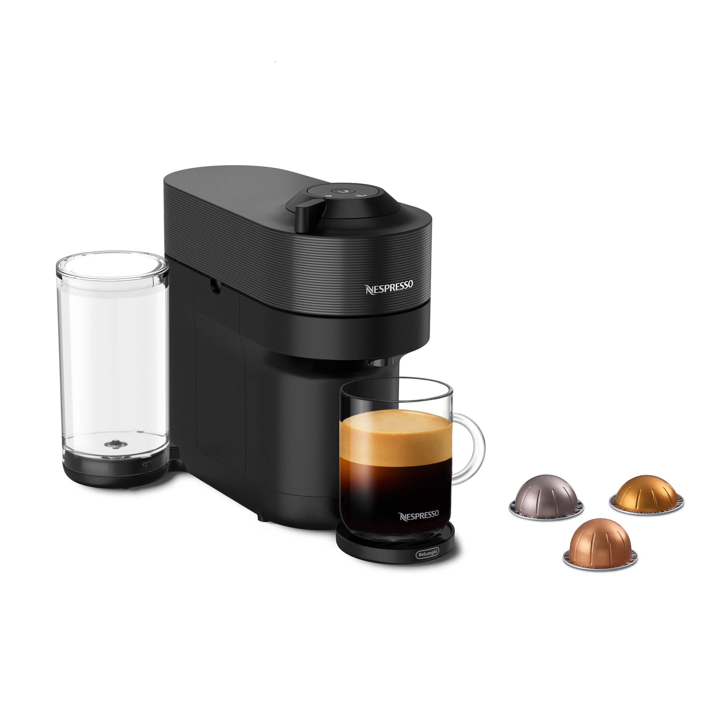 Nespresso Vertuo POP+ Coffee & Espresso Machine, Single, Black Front_Angled_Right