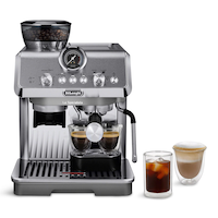 DeLonghi La Specialista Arte Evo Espresso Machine with Conical Burr Grinder, Stainless Steel Front_Elevated
