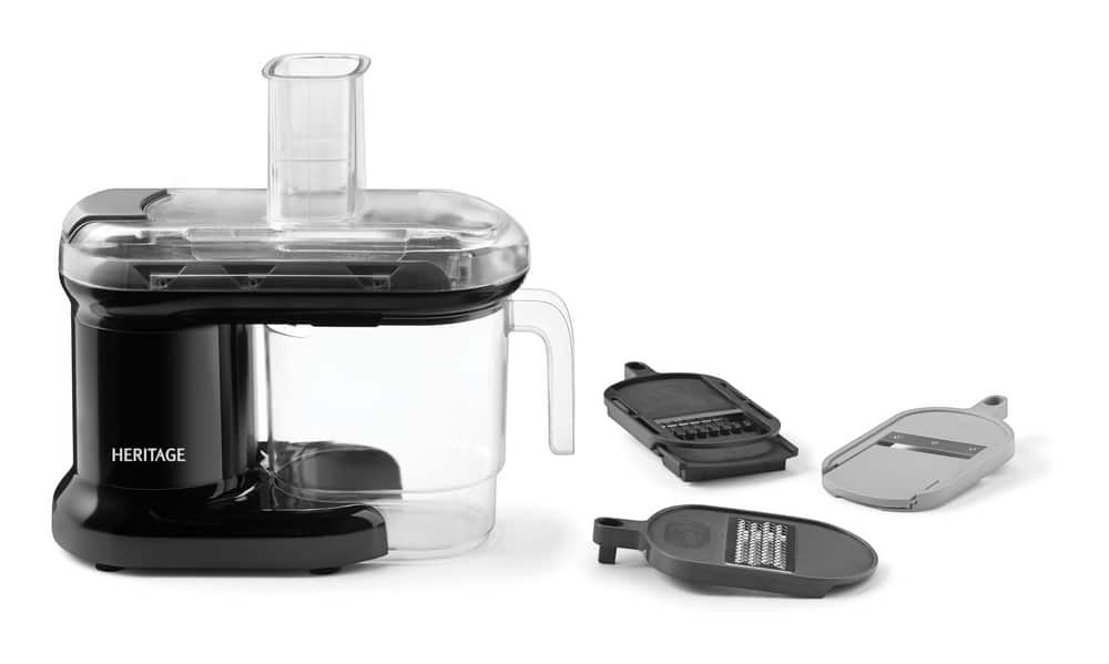 Starfrit Heritage 7in1 Electric Food Mandoline/Slicer, Black