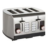 Vida by PADERNO Digital Stainless Steel Toaster, 4-Slice Front_Three_Fourths_Angled_Right