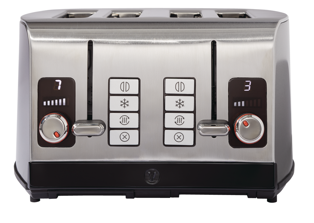 Vida by PADERNO Stainless Steel Toaster, 4Slice Canadian Tire