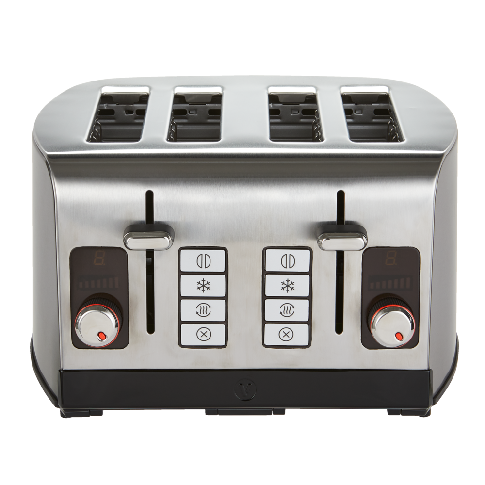 Vida by PADERNO Stainless Steel Toaster, 4Slice Canadian Tire