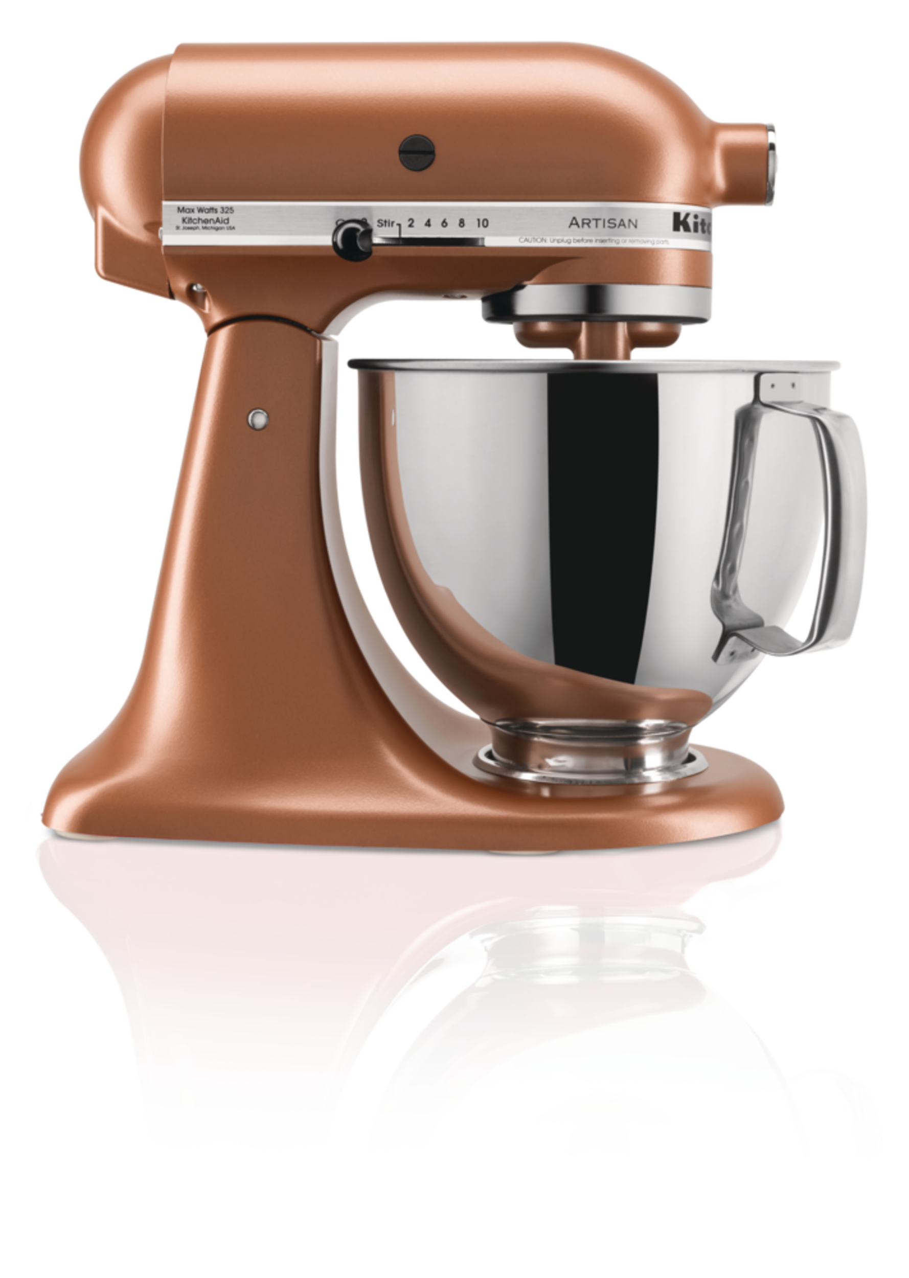 KitchenAid Artisan® Tilt-Head Stand Mixer, Copper Pearl Side_Right