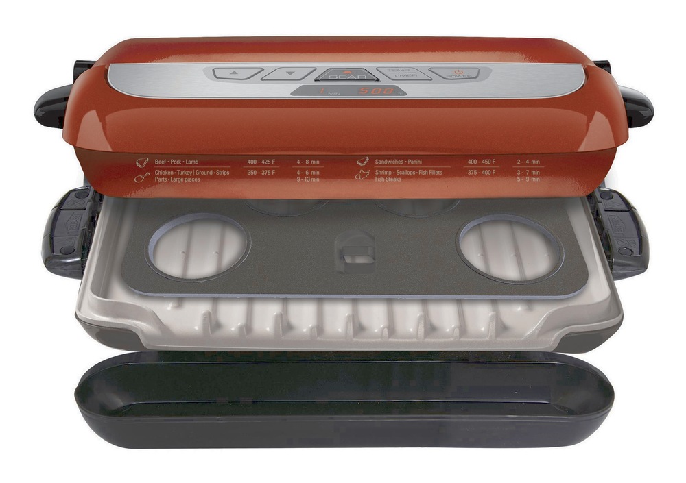 Foreman Evolve Grill with Slider Plate & Ceramic Grill