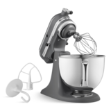 KitchenAid Artisan® Tilt-Head Stand Mixer, Matte Grey Front_Angled_Right