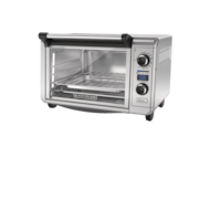 Black & Decker Digital Convection Toaster Oven, 6-Slice Front_Angled_Left