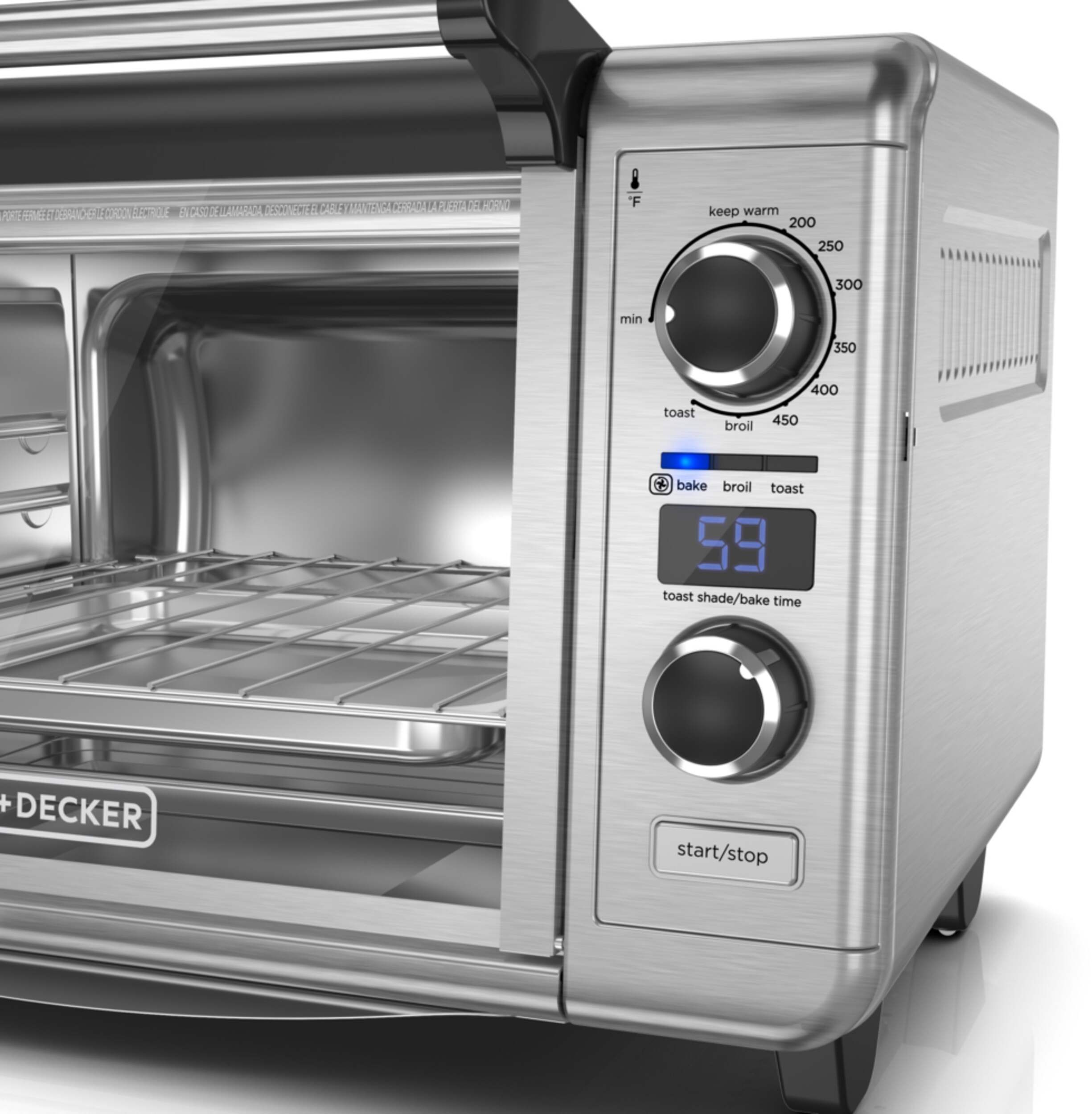 Black & Decker Digital Convection Toaster Oven, 6Slice Canadian Tire