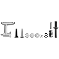 KitchenAid® Metal Food Grinder Stand Mixer Attachment Front_Flat