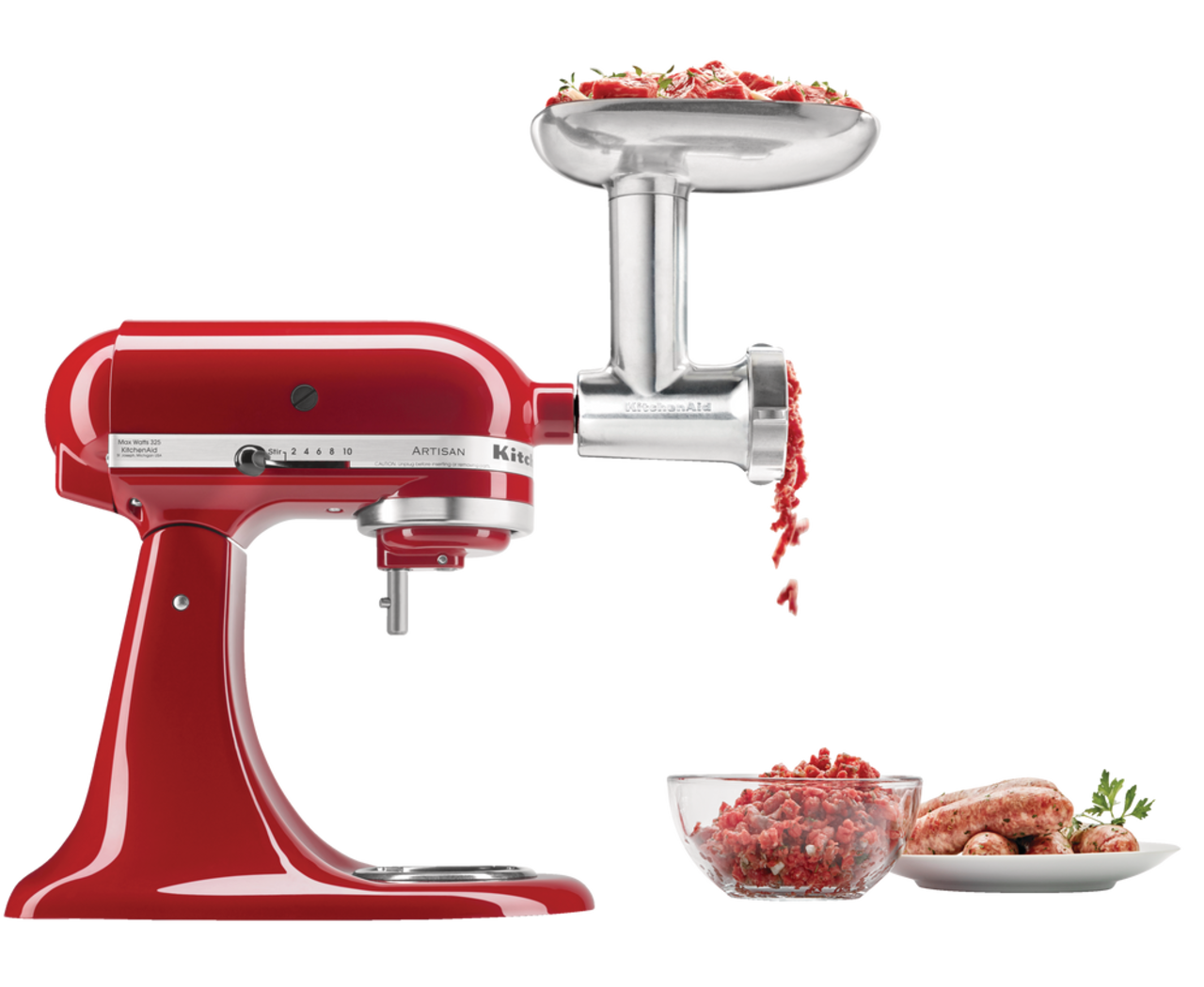iVict Food Meat Grinder Attachment Compatible for KitchenAid Stand