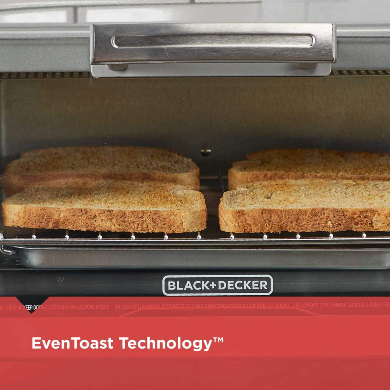 Black+Decker TOD1770G 4-slice convection Digital Toaster & Toaster