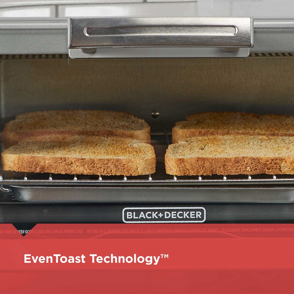 Black & Decker Natural Convection Toaster Oven w/ 4 Functions