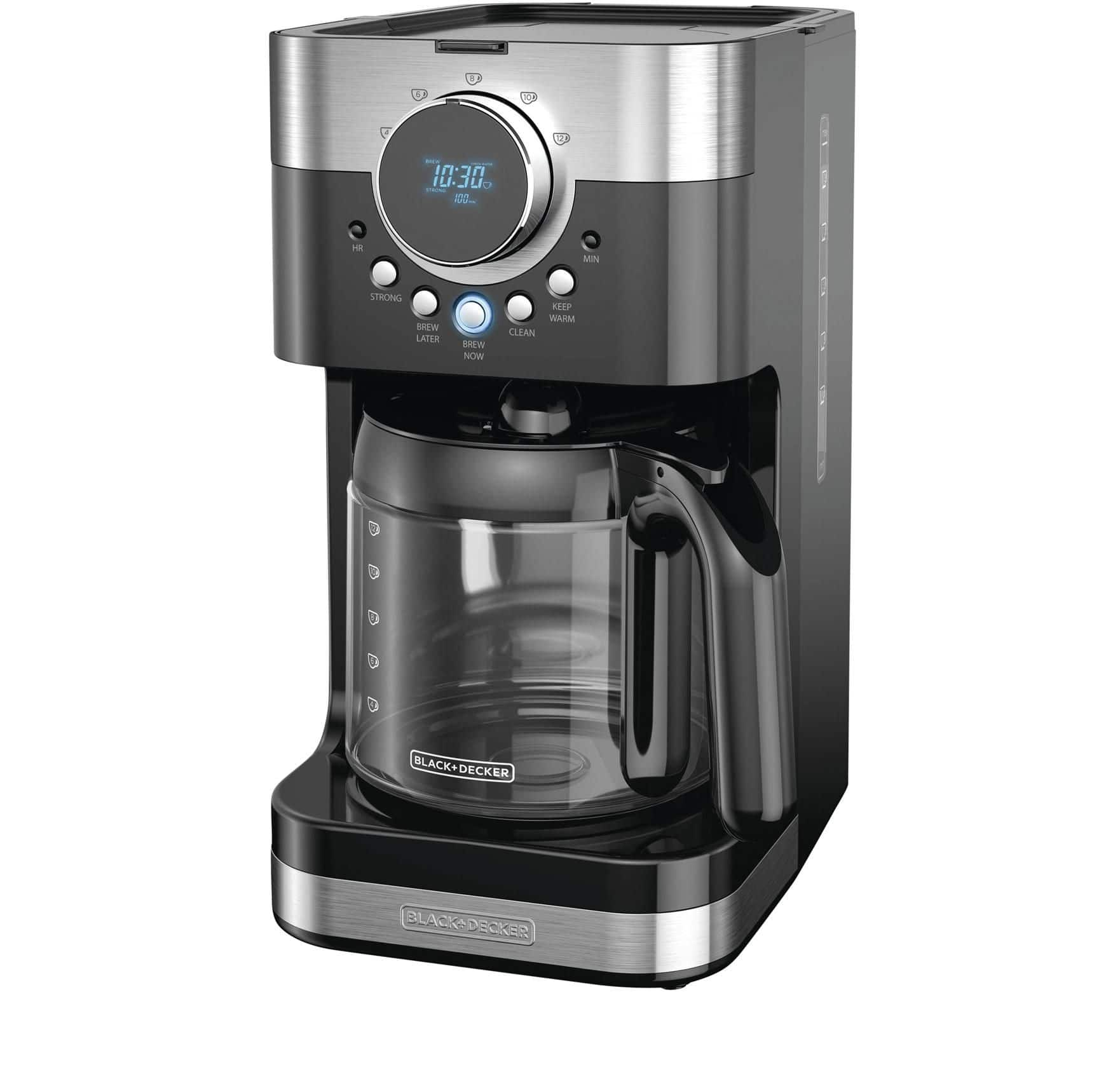 Black and decker coffee maker cheap cleaning