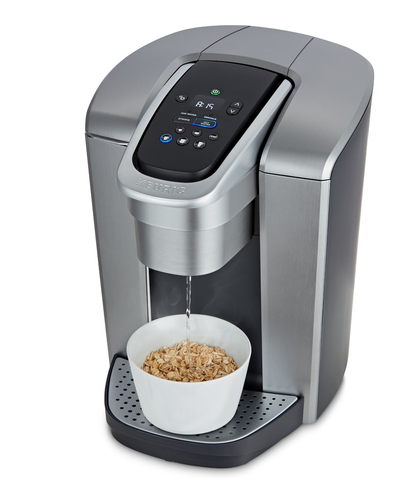 Cafetière à dose unique Keurig MD KElite avec réglage pour boisson glacée, argent Canadian Tire