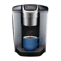 Keurig® K-Elite Single Serve Coffee Maker w/ Iced Setting, Silver Front_Flat