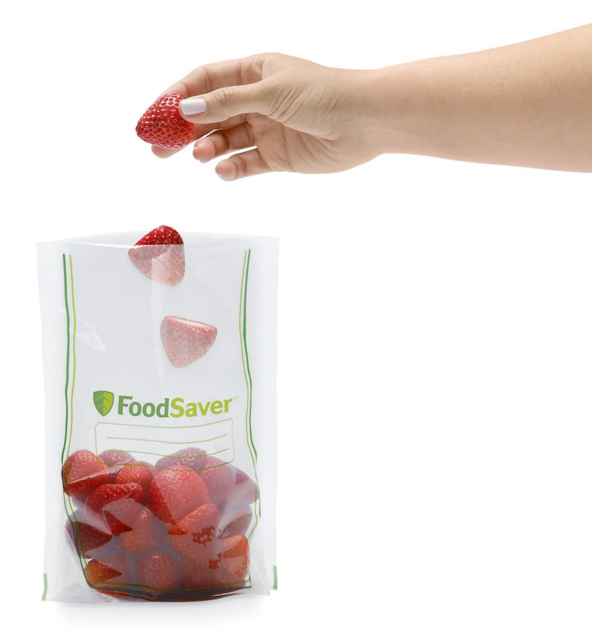 Sacs pour appareil d'emballage sous vide à fermeture à glissière FoodSaver  Easy-Fill, 0,9 L