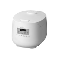 Cuiseur à riz Cuckoo avec stérilisation à la vapeur, 6 tasses, blanc Front_Angled_Left