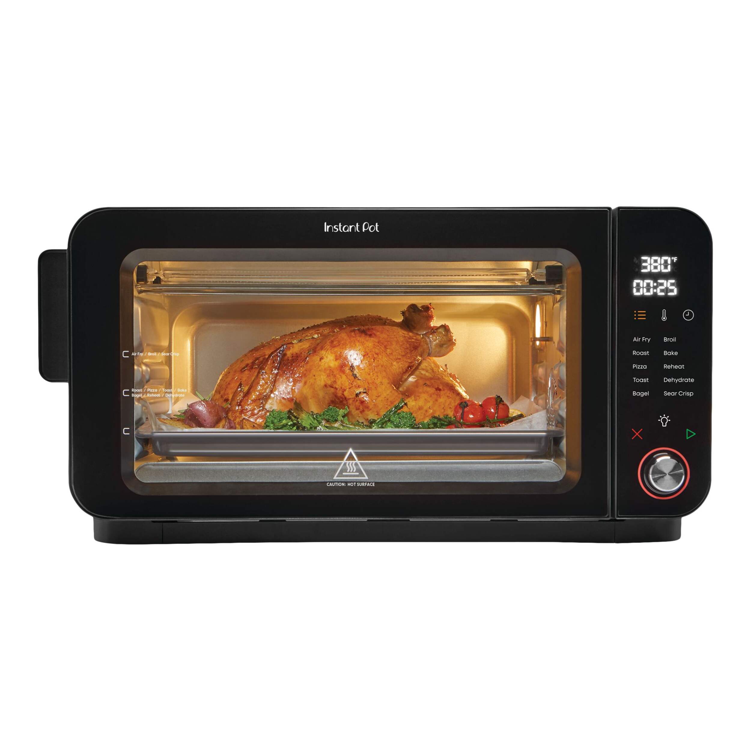 Instant Pot 6-Slice Instant Heat Toaster/Air Fry Oven Front_Flat